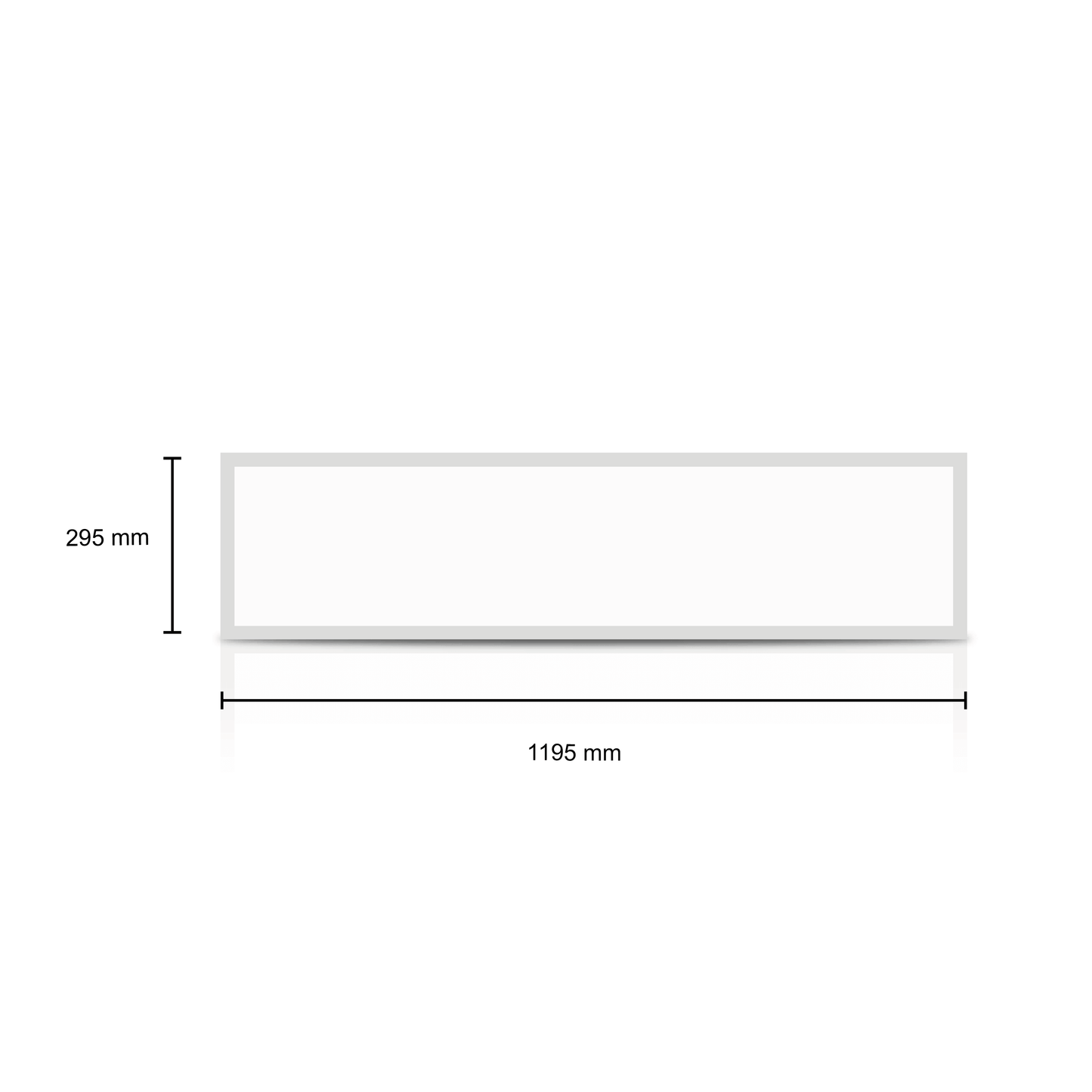 8 Stuks Led paneel LAEA1195 120x30 €25,- p/st - LED Paneel Systeemplafond - 3000K of 4000K - 30W - UGR17 - Inbouw - Vierkant - Wit - Incl. Flikkervrij driver en 1.5m snoer en Eurostekker